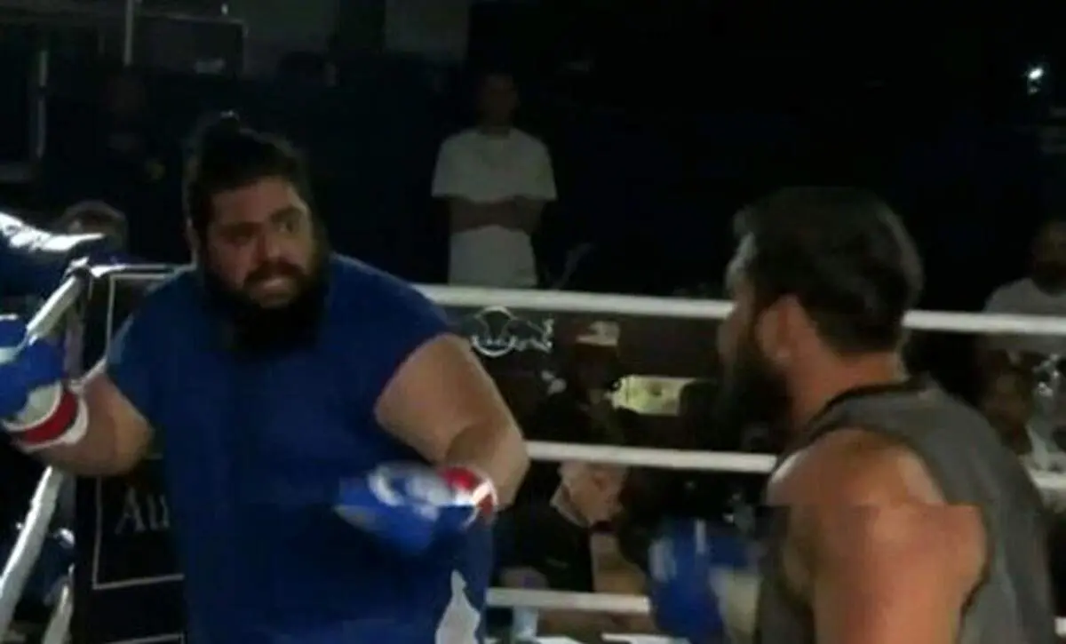 مبارزه دوم هالک فتوشاپی ایرانی با گوریل قزاق؛ آبروریزی جدید؟