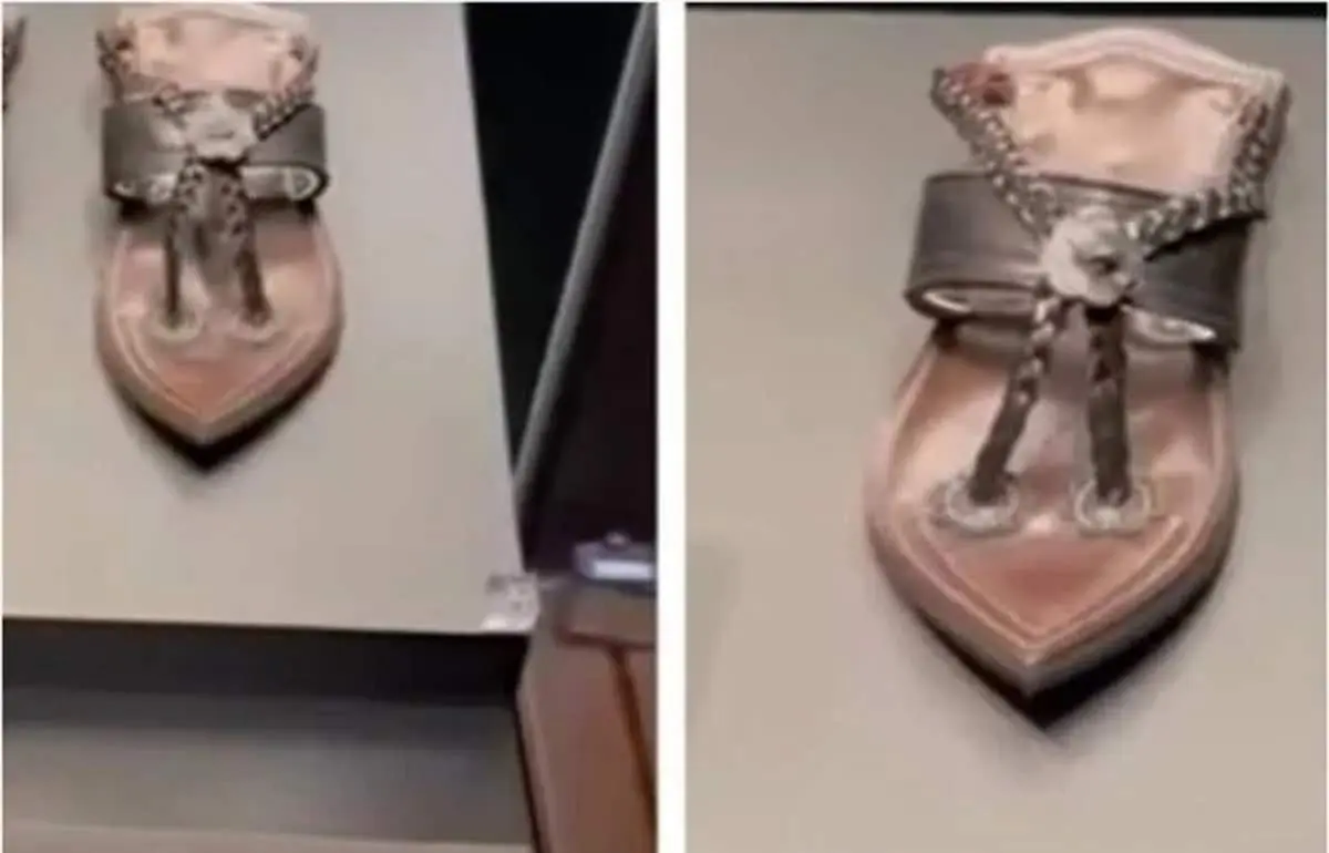 نمایش نسخه‌ ای از کفش منسوب به پیامبر + فیلم