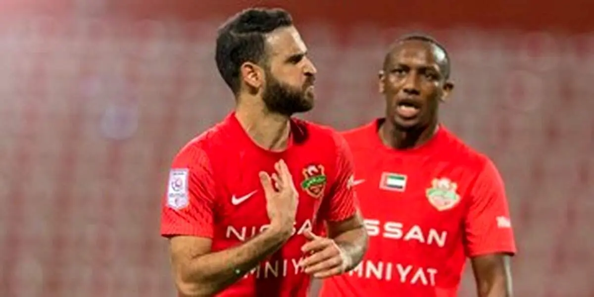 دبل سیو زیبای احمد نوراللهی در لیگ امارات+ فیلم