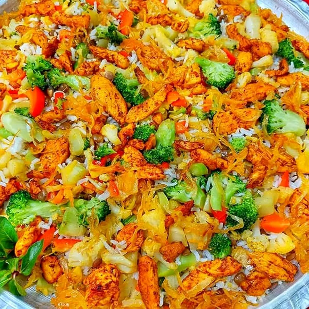 عاشقانه تازه‌ عروس‌ ها برای آقایان با این پلوی خاص!