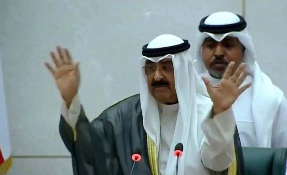 ولیعهد کویت به گریه افتاد + فیلم