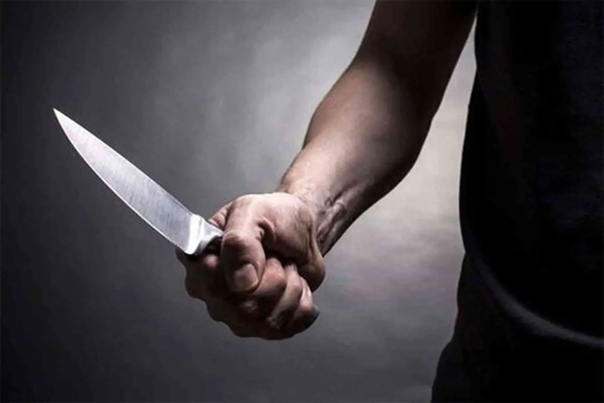 حمله یک سارق به دختر جوان با چاقو برای نجات همکارش! + فیلم