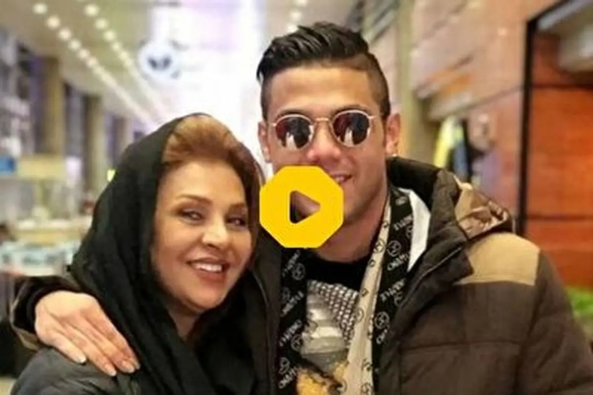 سکانسی از نقشآفرینی نسرین مقانلو و پسر مرحومش در یک فیلم سینمایی+ فیلم