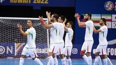 صعود مقتدرانه ایران در فوتسال جام ملت‌ های آسیا