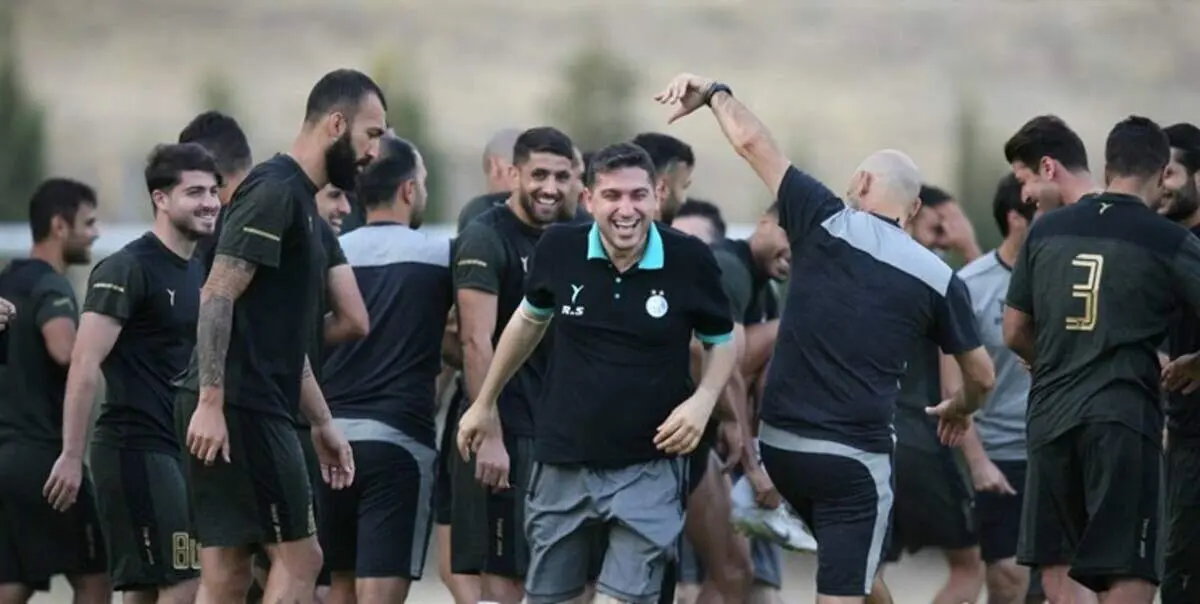 تمرین امروز استقلال در فضایی پر از خنده و شادی