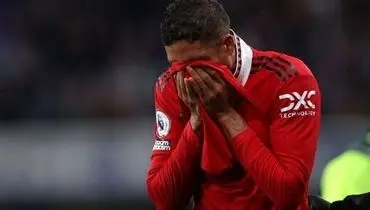 گریه های تلخ مدافع قرمزها به خاطر از دست دادن جام جهانی+ عکس
