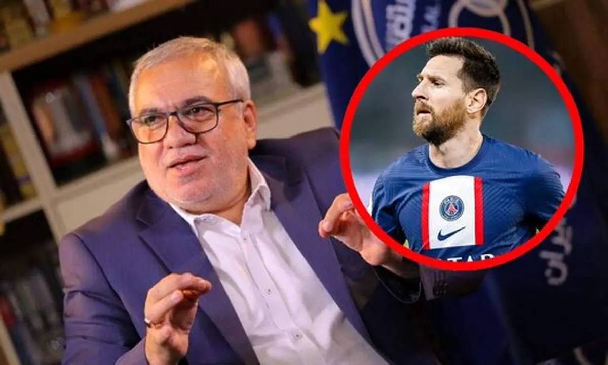 وعده عجیب و دور از انتظار فتح الله زاده روی آنتن زنده/ لیونل مسی را به استقلال می‌ آورم؛ حتی شده با گریه!+ فیلم