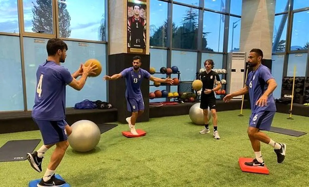 تمرینات اختصاصی سه لژیونر تیم ملی فوتبال