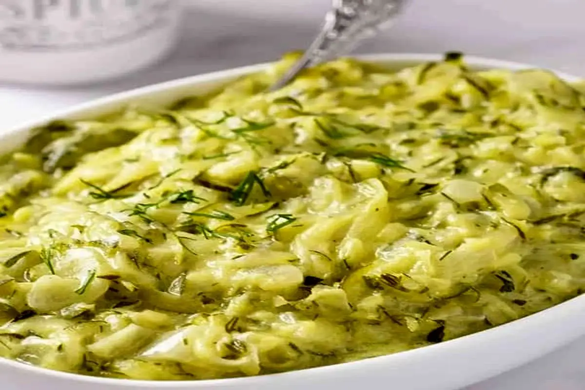 طرز تهیه خوراک کدو سبز لهستانی، یک غذای رژیمی خوشمزه