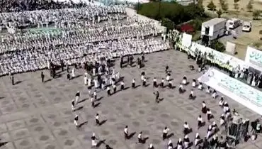 آغاز جشن ازدواج دسته‌جمعی در یمن+ فیلم