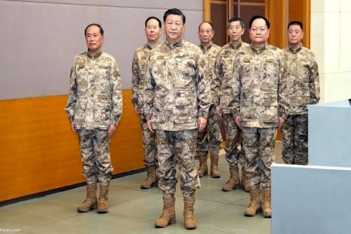 انتشار عکس جنجالی از رئیس جمهور چین در لباس نظامی