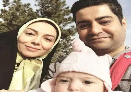 آخرین عکس ثبت شده از آزاده نامداری در کنار همسر و فرزندش+عکس