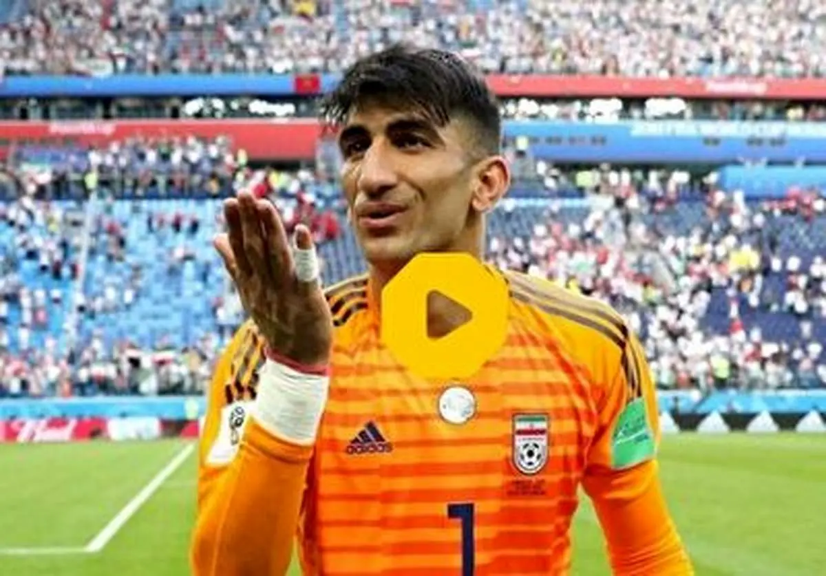 پیغام بیرانوند در حضور رئیس جمهور در خصوص تیم ملی و جام‌جهانی+ فیلم