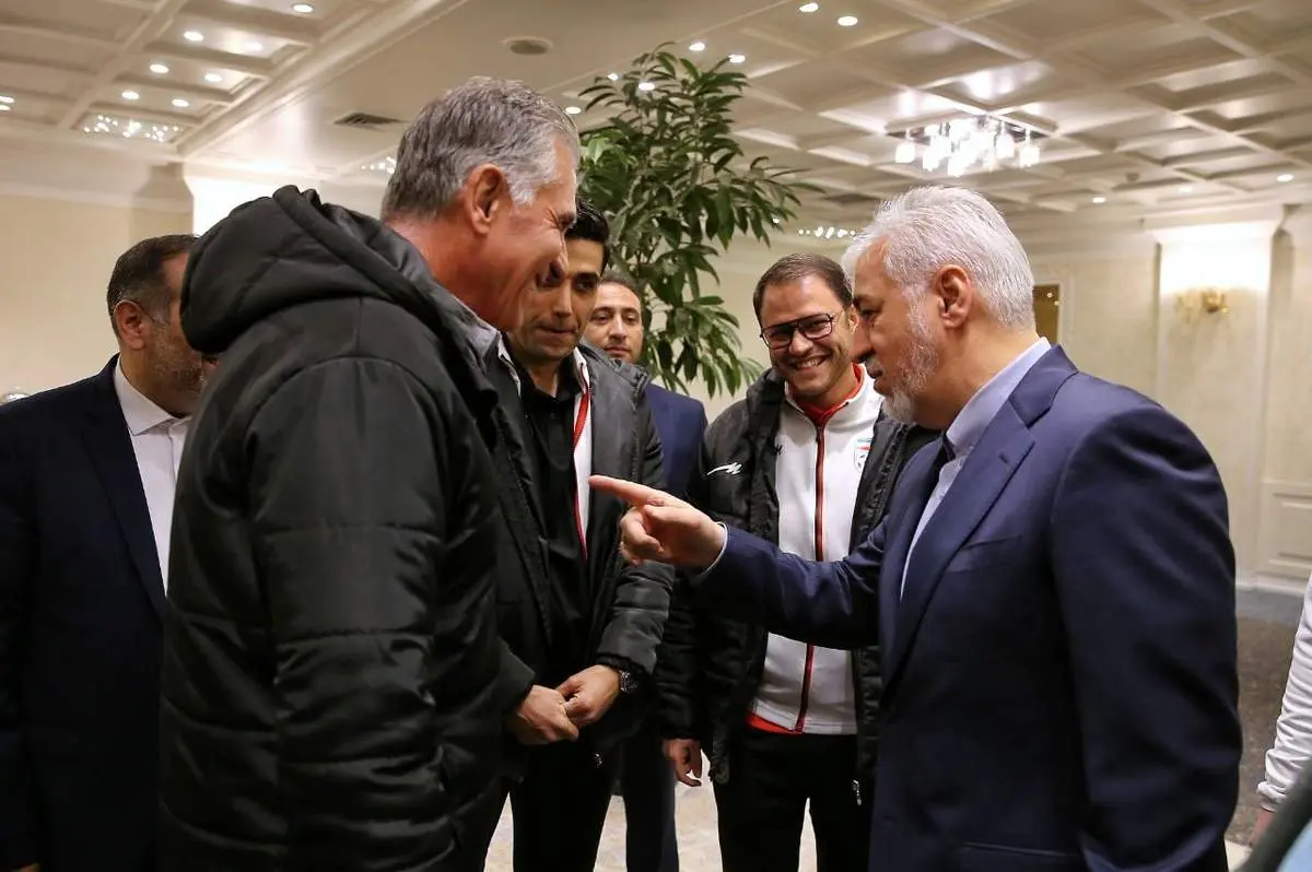 واکنش وزیر ورزش به حواشی کنفرانس خبری کی‌ روش + فیلم