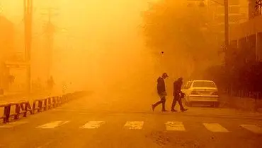 گرد و غبار امروز آبادان بیش از ۸ برابر حد مجاز
