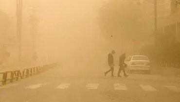 گرد و غبار امروز آبادان بیش از ۸ برابر حد مجاز