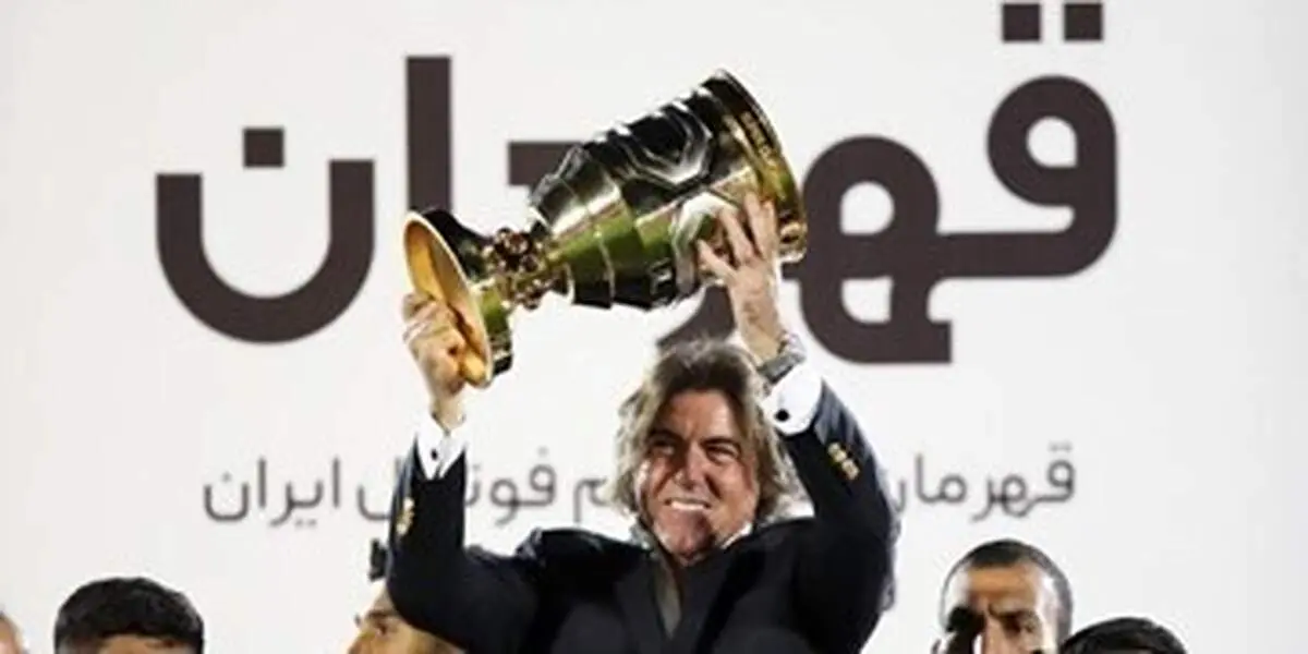 کری‌ خوانی ساپینتو بعد قهرمانی استقلال در سوپرجام