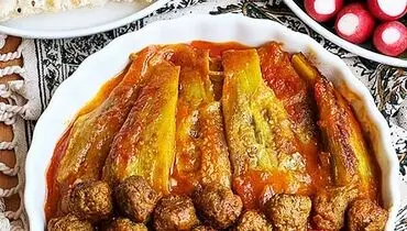 طرز تهیه مشته بادمجان + فیلم