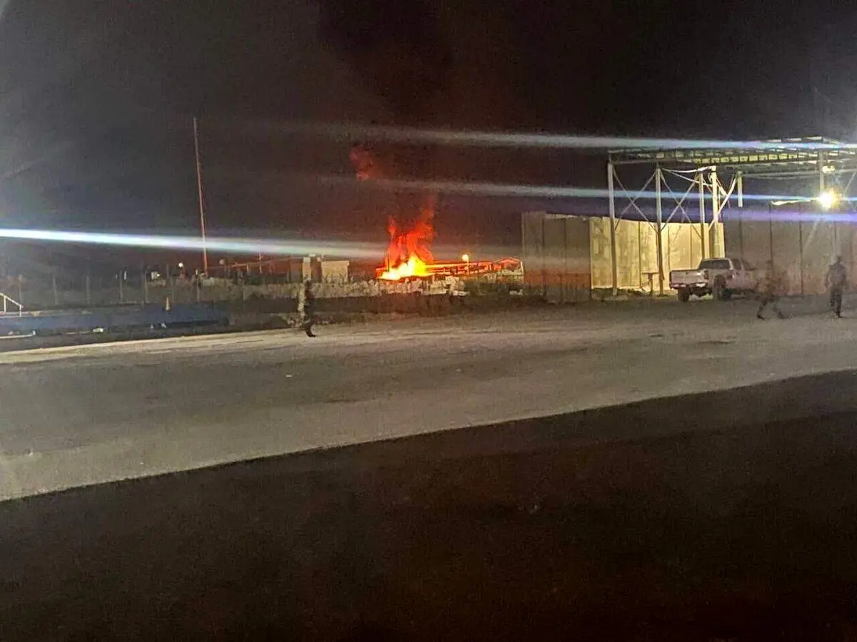 حمله پهپادی به نفتکش‌های ایرانی در مرز عراق و سوریه+ فیلم