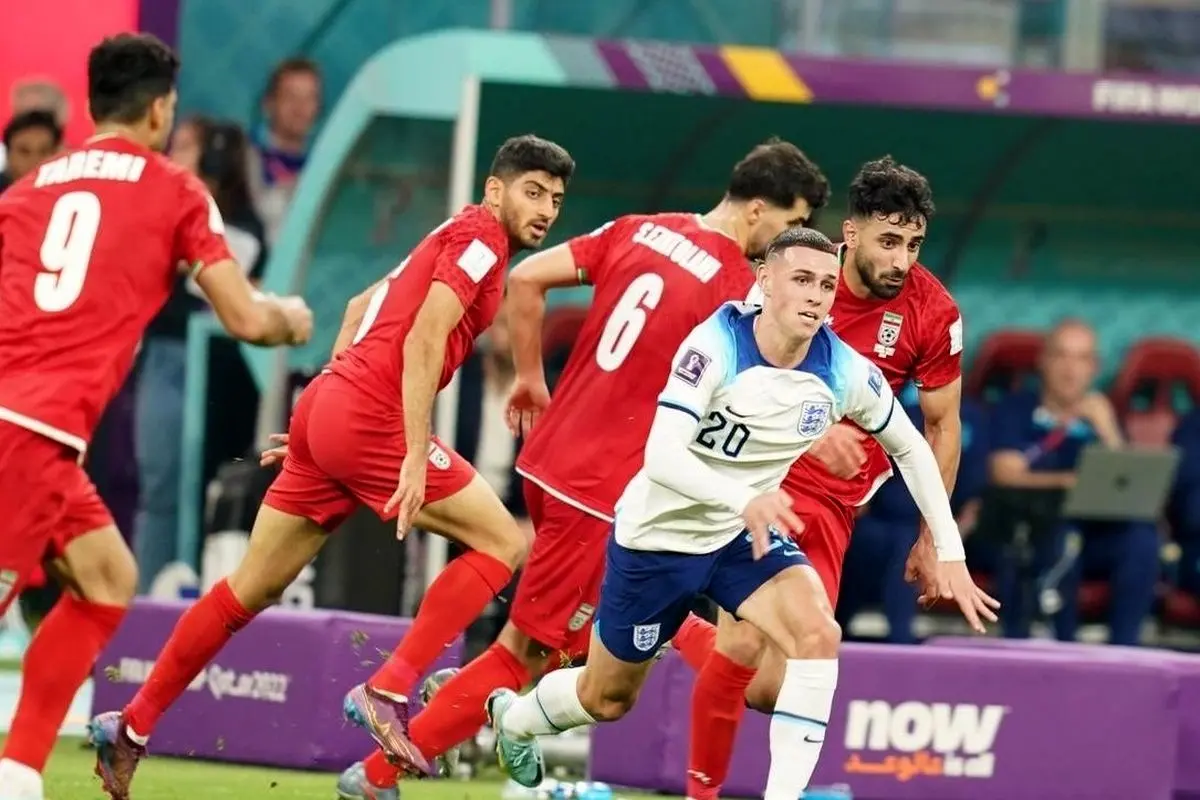 پیروزی تیم ملی انگلیس مقابل ایران