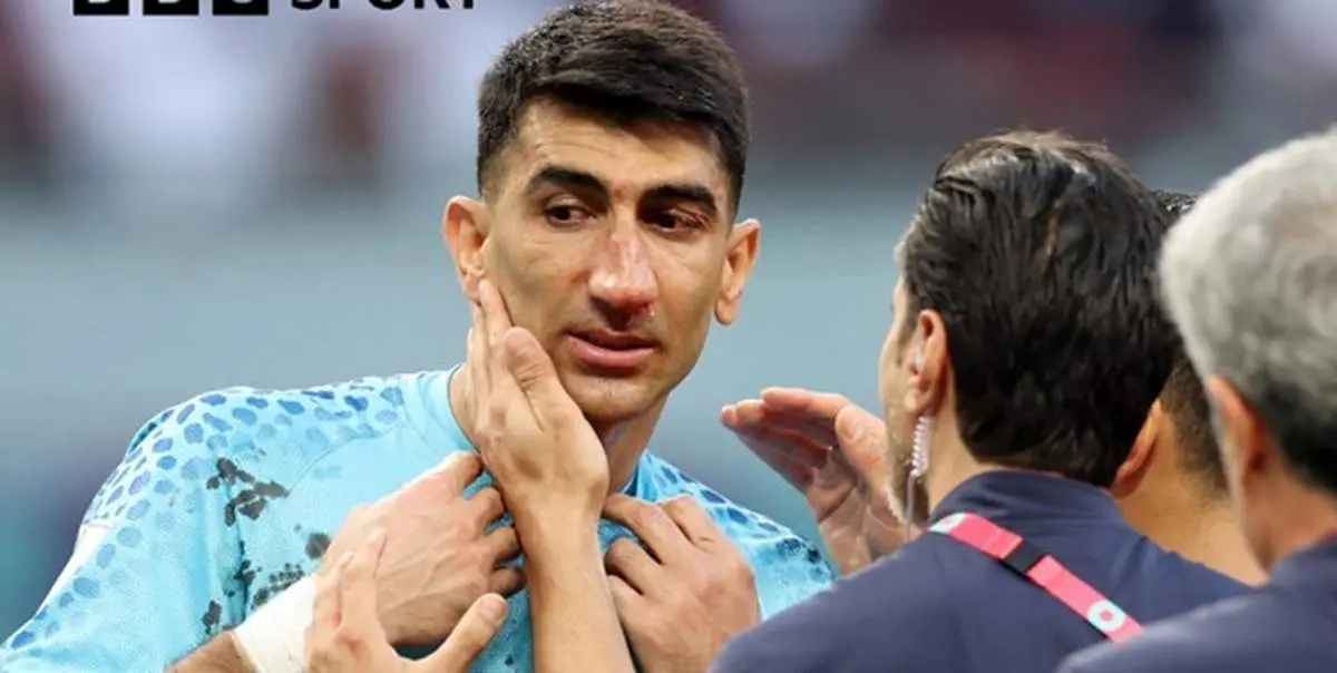 سنگ تمام سعید عزت الهی برای بیرانوند+ عکس