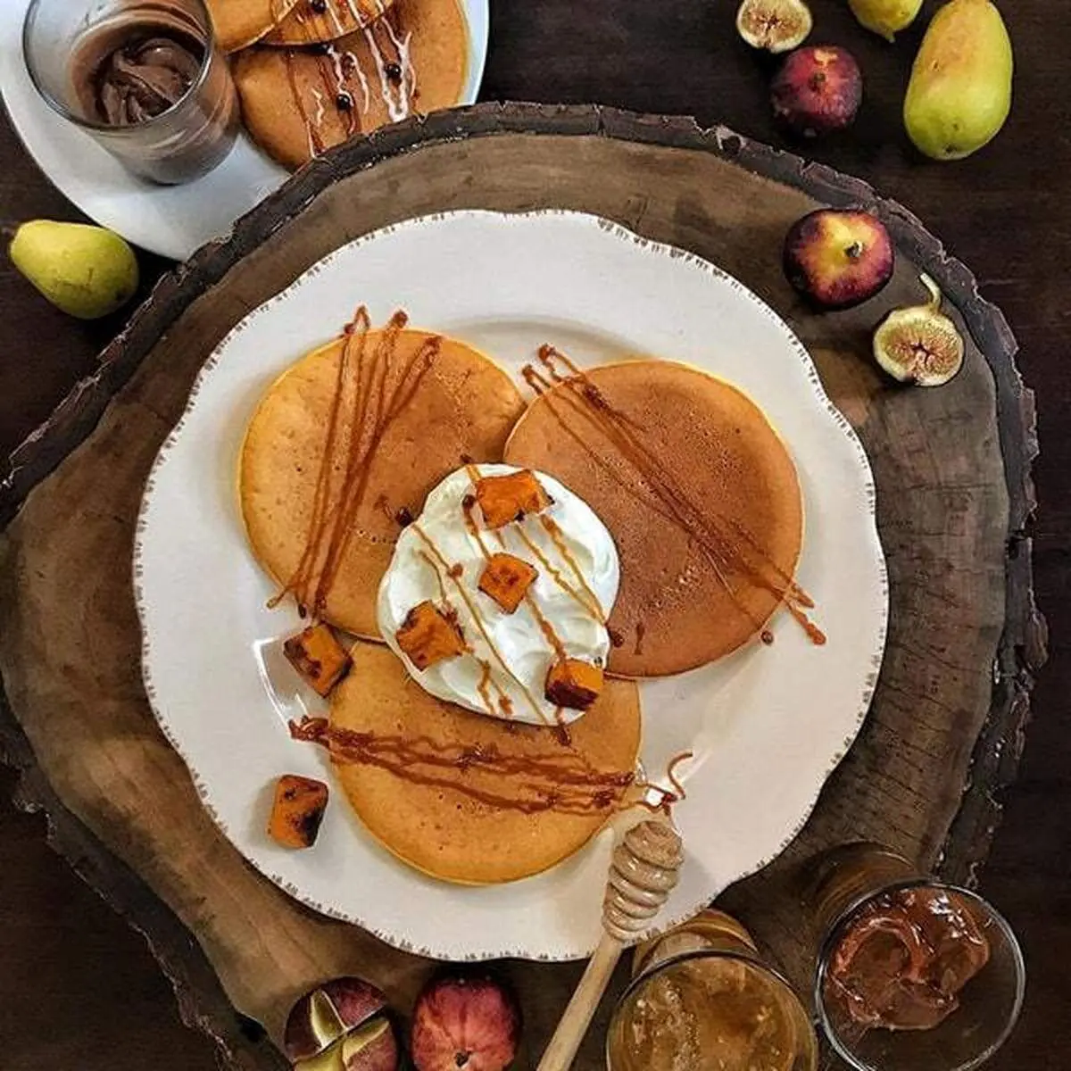 طرز تهیه پنکیک کدو حلوایی