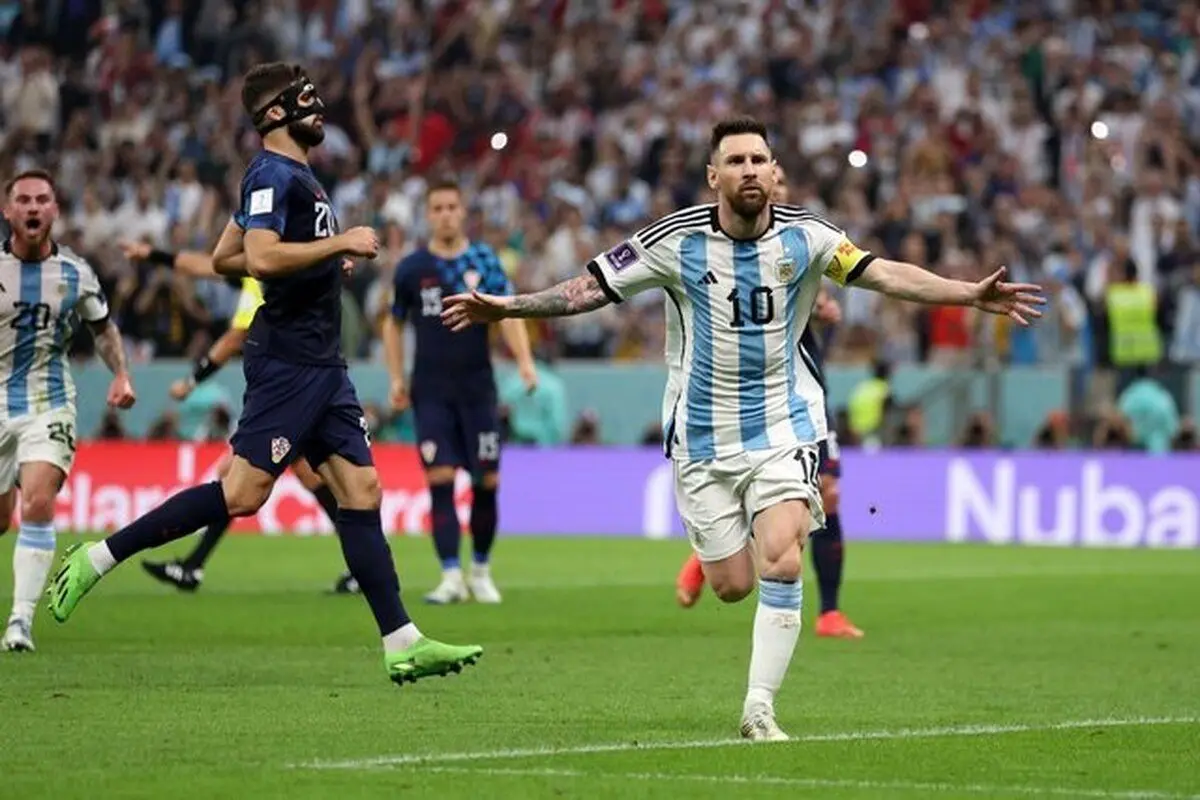 آرژانتین ۳ - ۰ کرواسی/ یک قدم تا تاریخ سازی مسی و یارانش