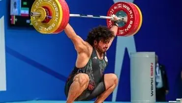 چهارمین مدال ایران در وزنه‌ برداری قهرمانی جهان
