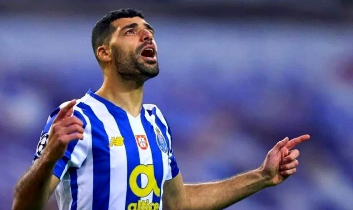 پرچم ایران با نام مهدی طارمی در اروپا برافراشته شد +فیلم