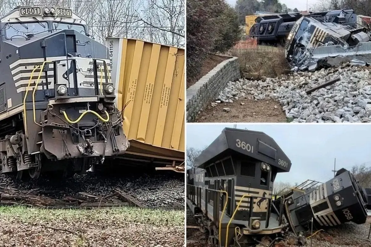 لحظه هولناک برخورد قطار با کامیون در آمریکا+ فیلم