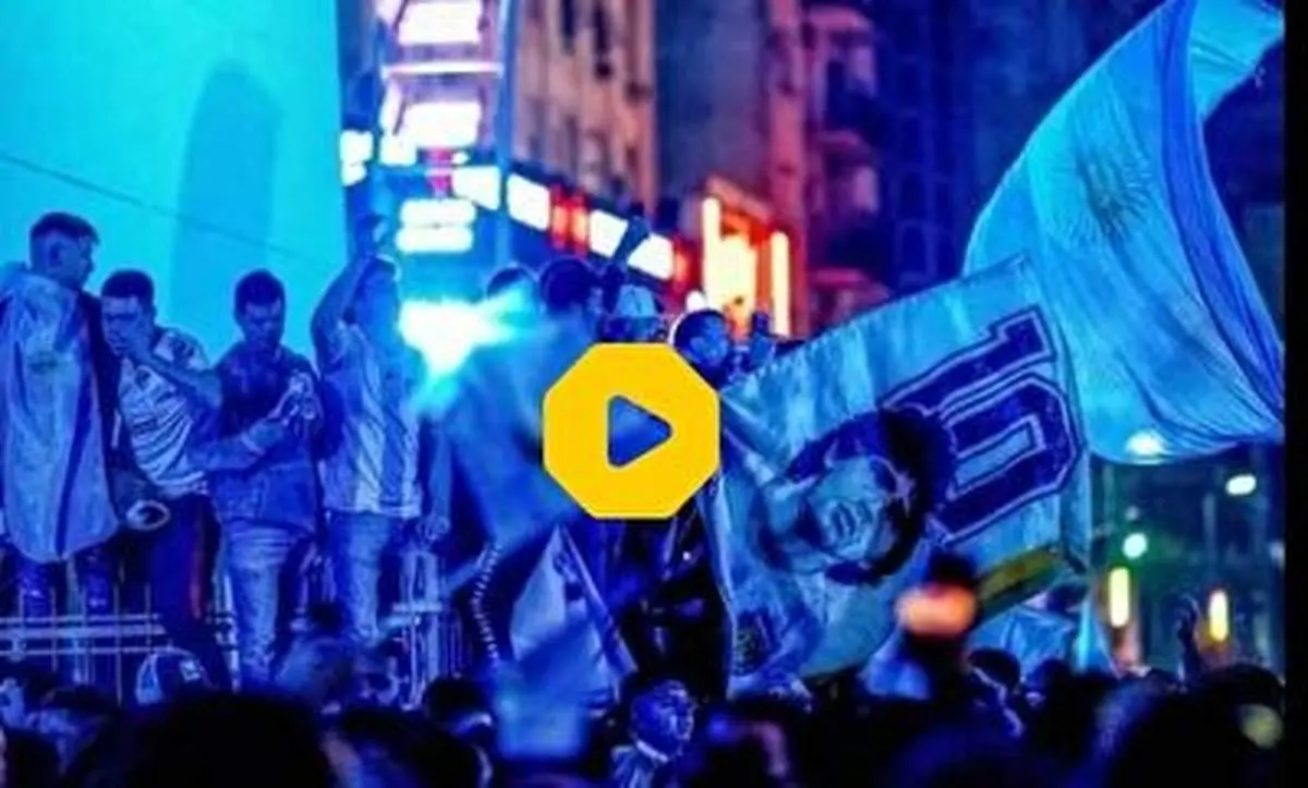 فاجعه در جشن قهرمانی آرژانتینی‌ ها + فیلم