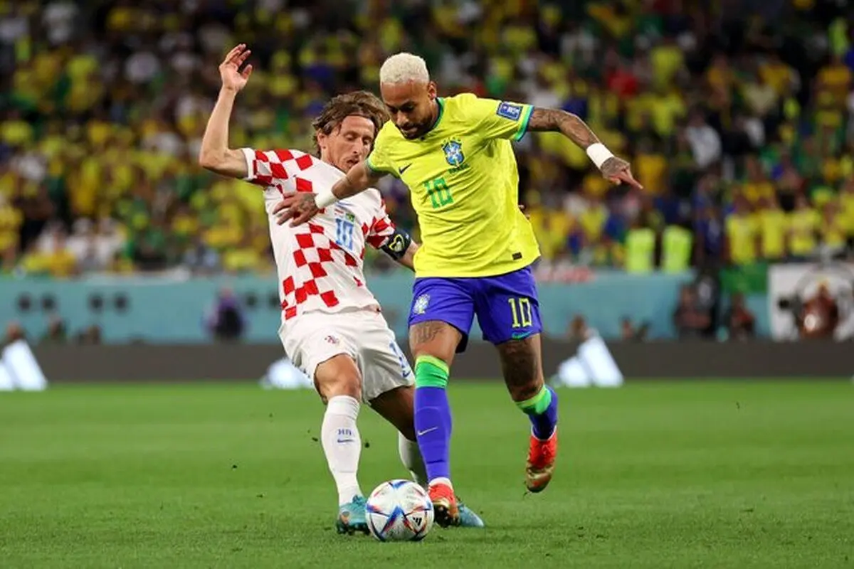 خلاصه بازی کرواسی یک (۴) - برزیل یک (۲) / حذف ناباورانه سلسائو‌ها از جام+ فیلم