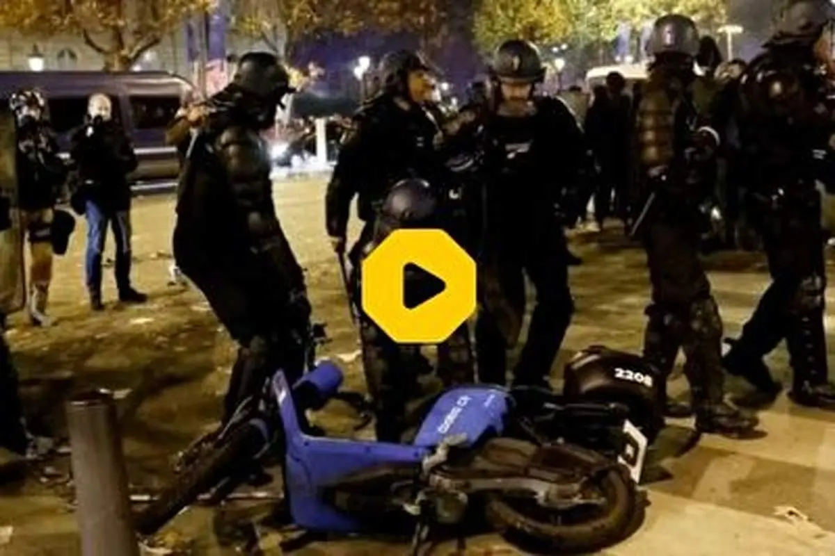 حمله وحشیانه پلیس فرانسه به هواداران تیم ملی مراکش پس از صعود تاریخی+ فیلم