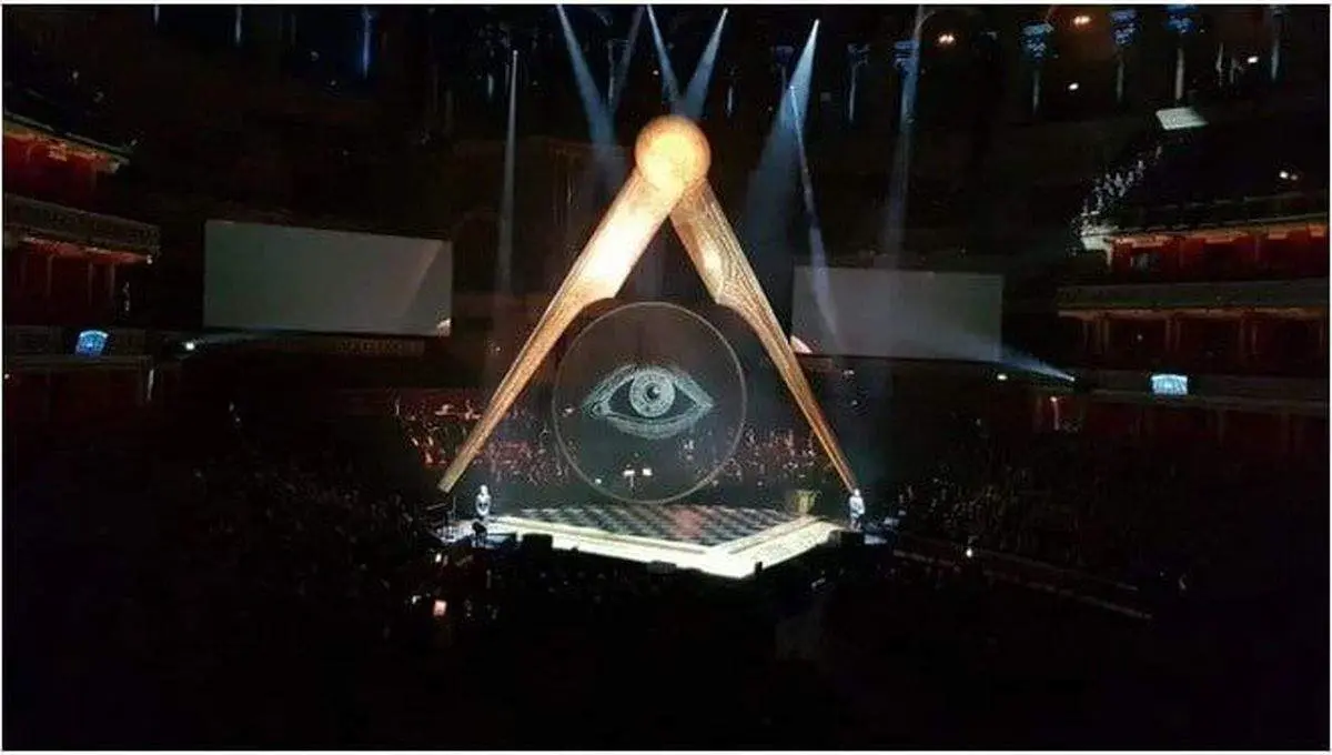 انتشار تصاویر بزرگترین محفل فراماسون‌ها برای اولین بار + عکس