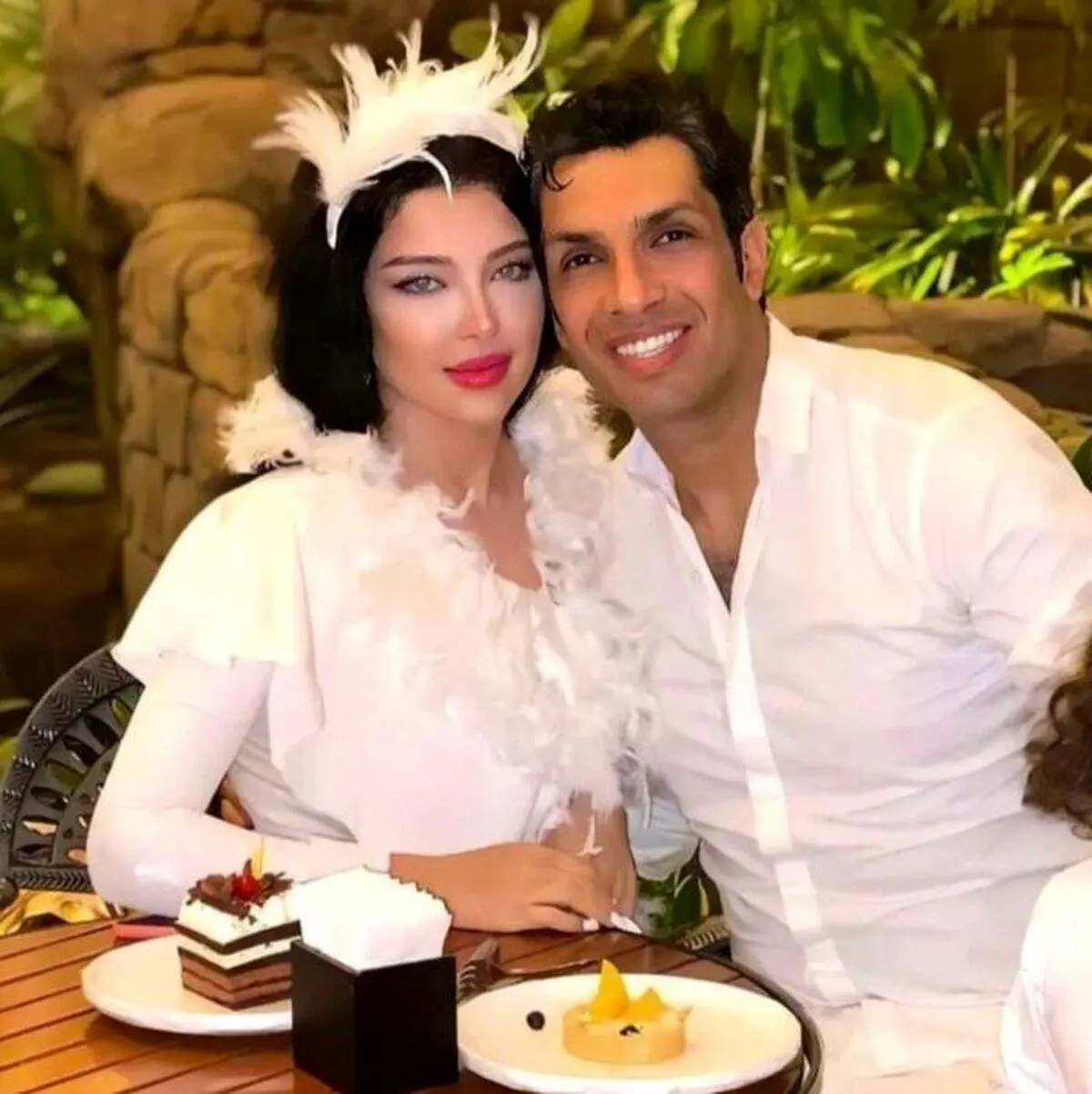 تولد سوپر لاکچری که سپهر حیدری و همسرش گرفتند+فیلم