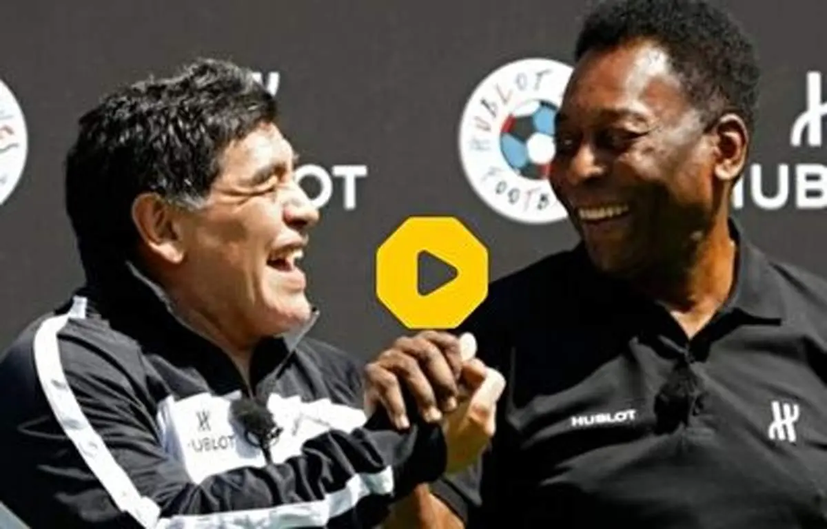 ویدئوی وایرال شده از خوانندگی پله برای مارادونا