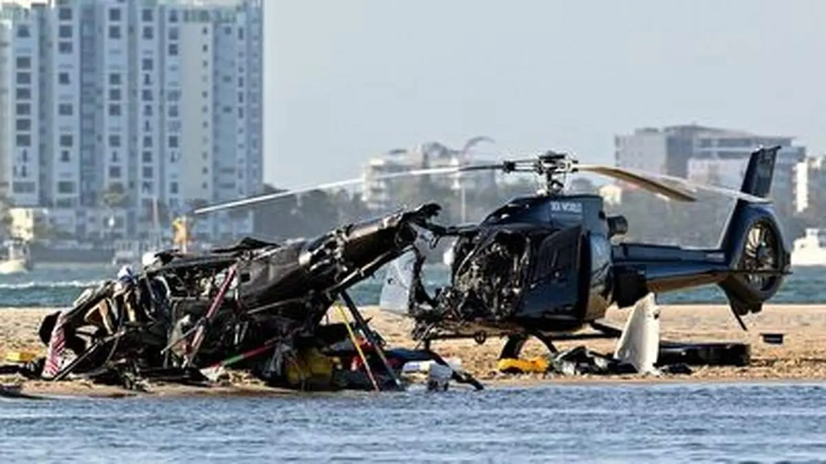 اولین تصاویر از برخورد مرگبار دو بالگرد در استرالیا!+ فیلم