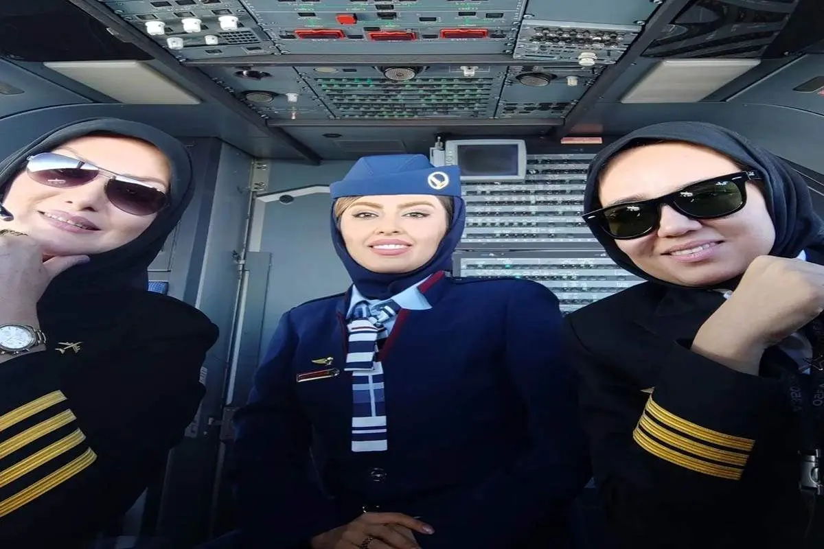 هواپیمای ایرانی که زنان آن را هدایت کردند+  فیلم