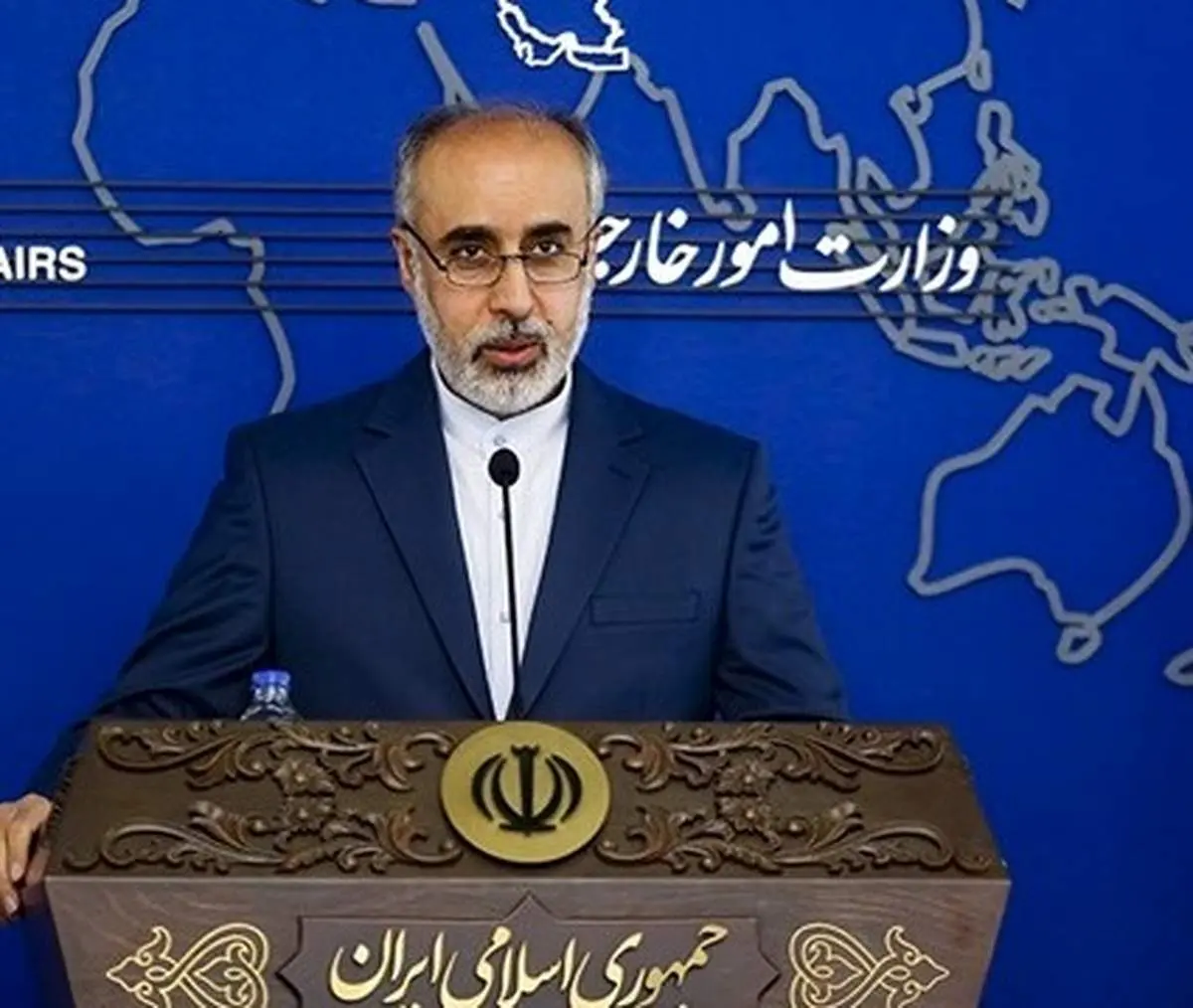 واکنش کنعانی به لفاظی رئیس جمهور کره‌جنوبی در امارات