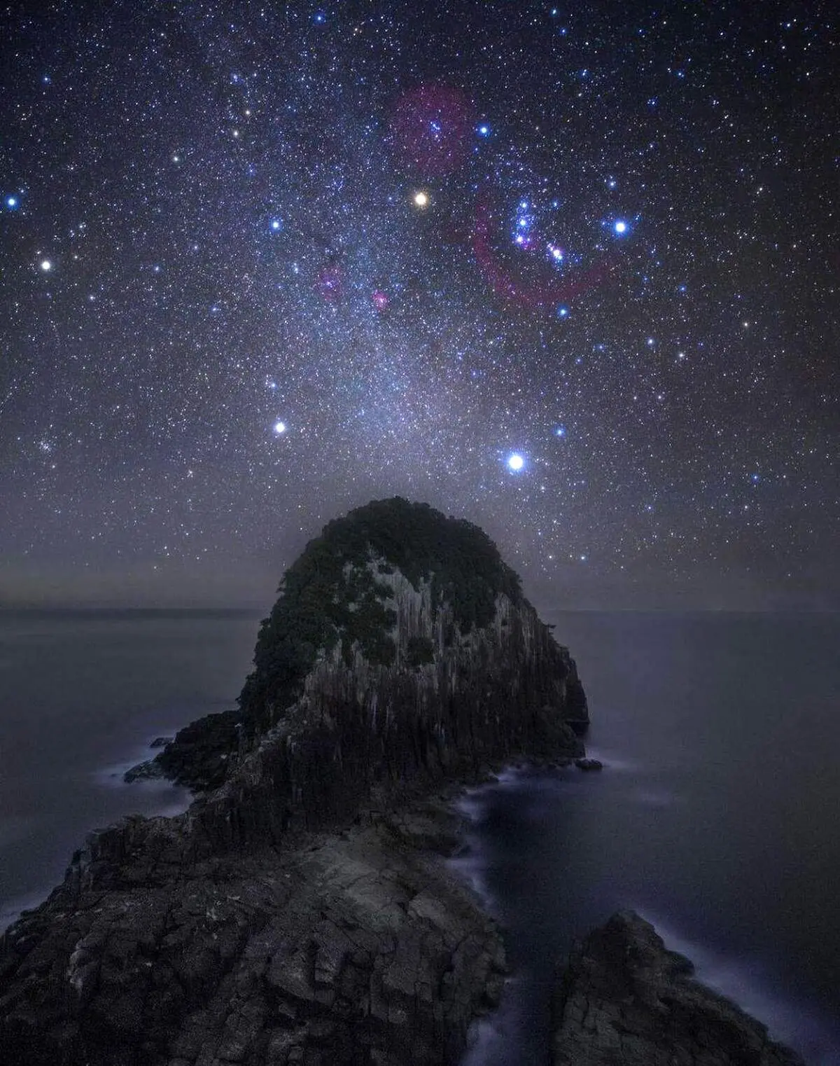 زیبایی آسمان در شب های ژاپن/گزارش تصویری