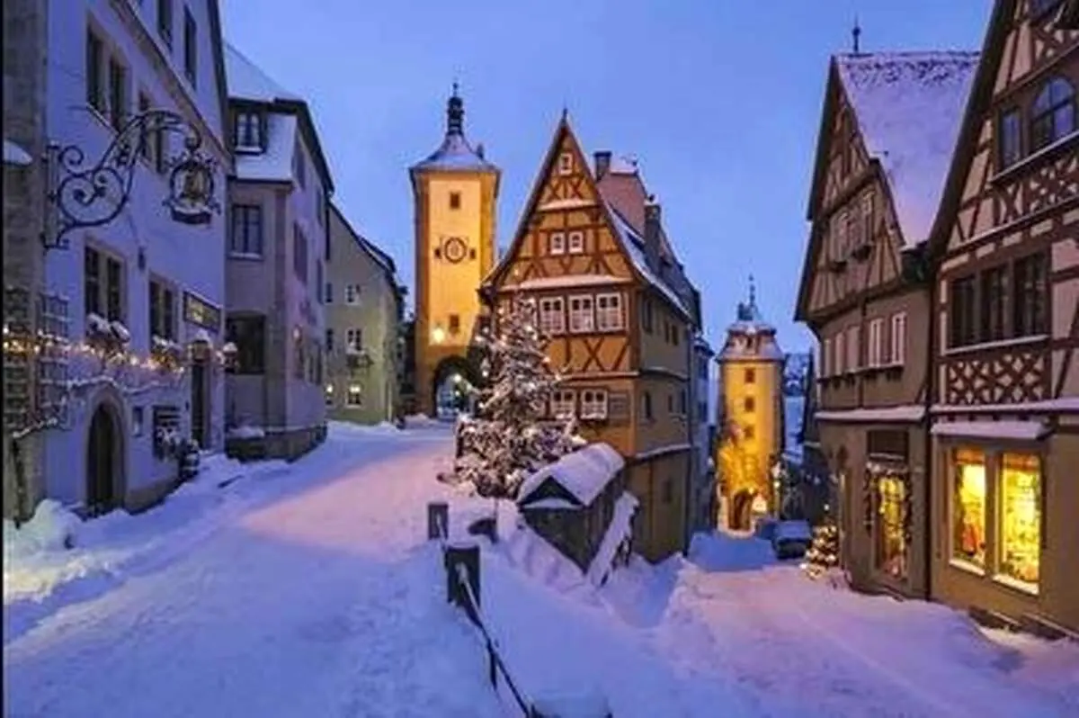 ویدئویی هیجان انگیز از زیباترین شهر برفی جهان در چین+ فیلم