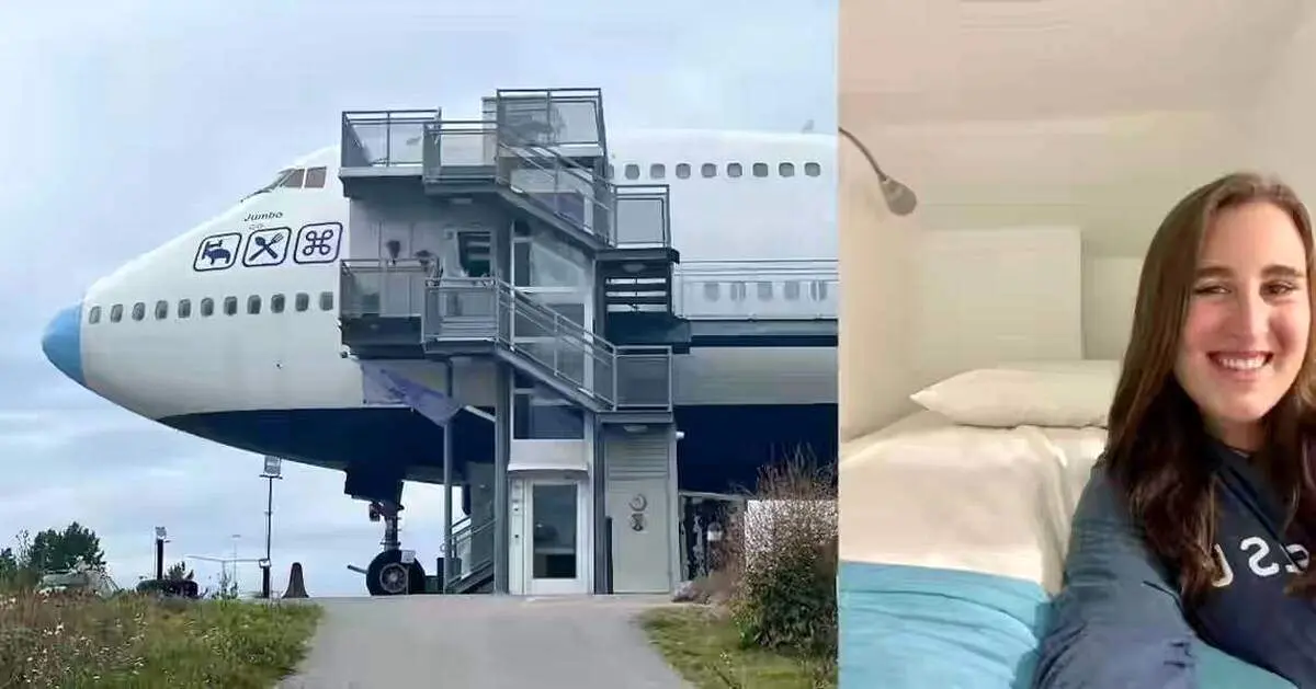 تبدیل هواپیمای بوئینگ به هتل + فیلم