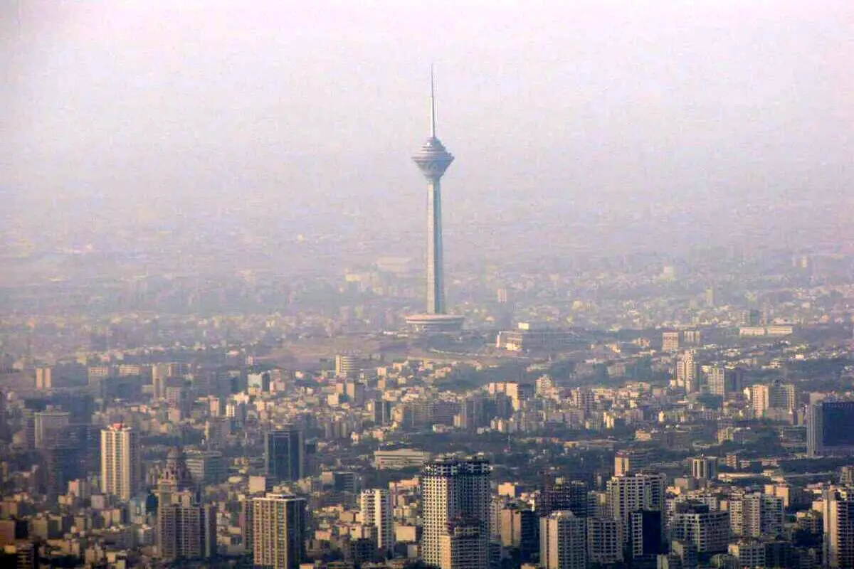 کیفیت هوای تهران در شرایط «ناسالم برای گروههای حساس»