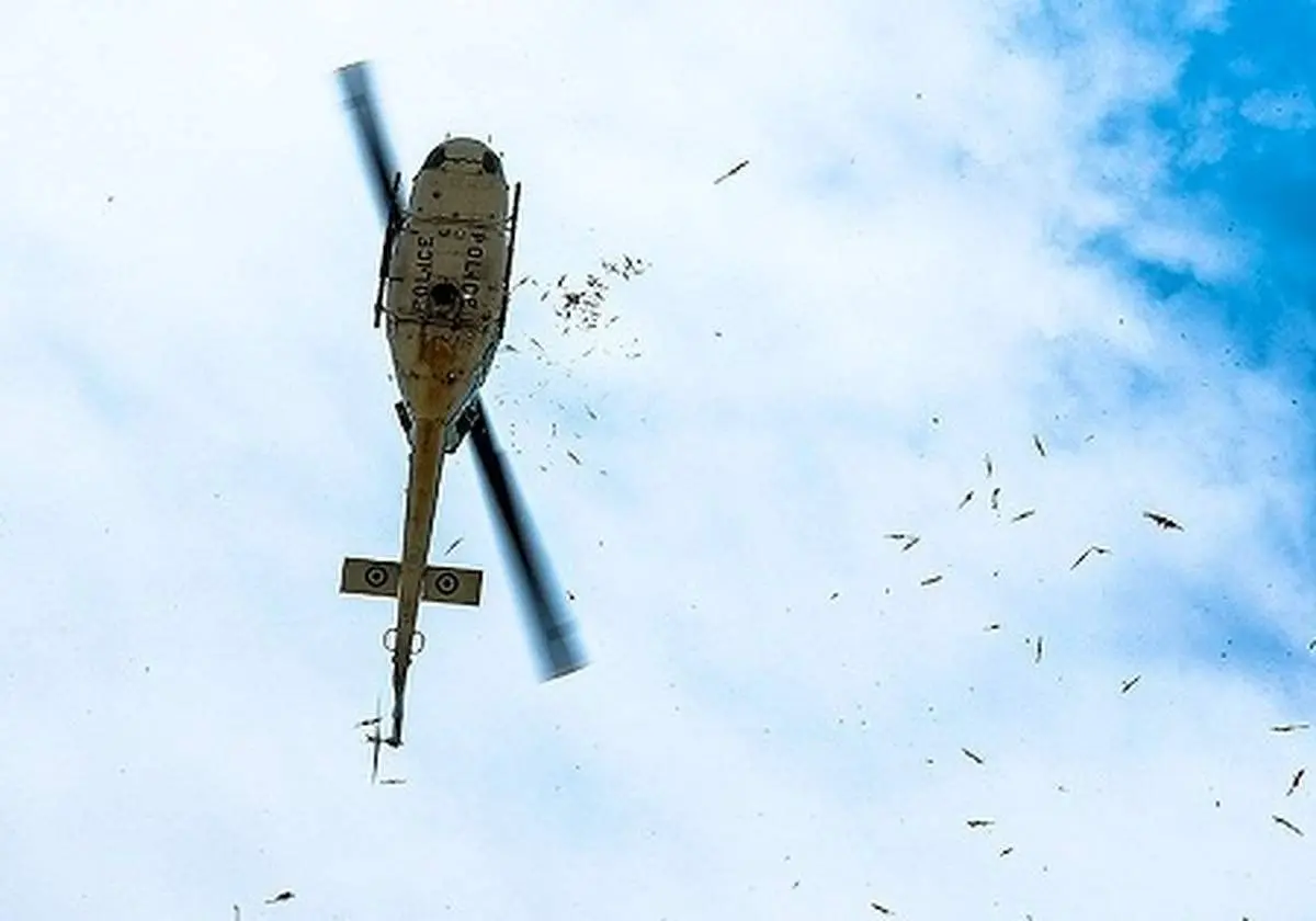 گلباران محل سقوط هواپیمای اوکراینی