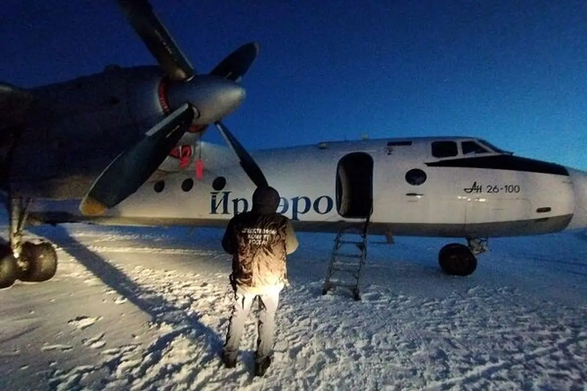 فرود سخت هواپیمای آنتونوف در روسیه