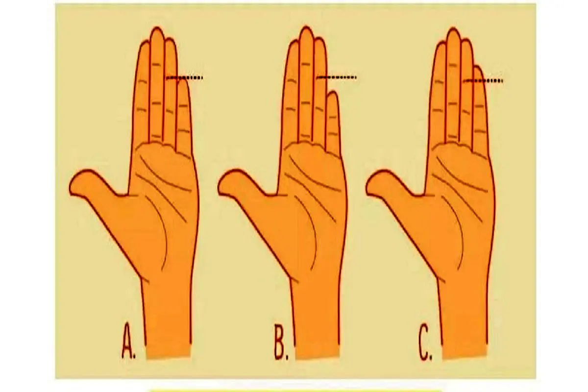 طول انگشت کوچکت چقدر است تا بگویم چه شخصیتی داری