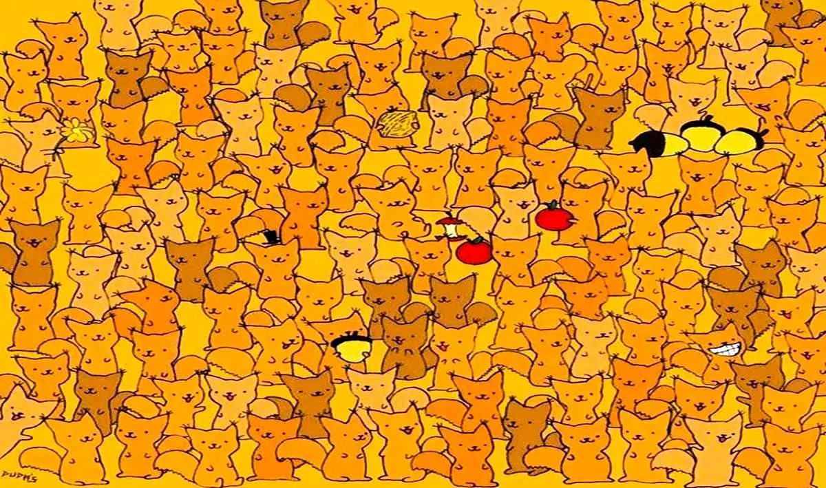 موش پنهان شده در میان سنجاب‌ها را بیابید