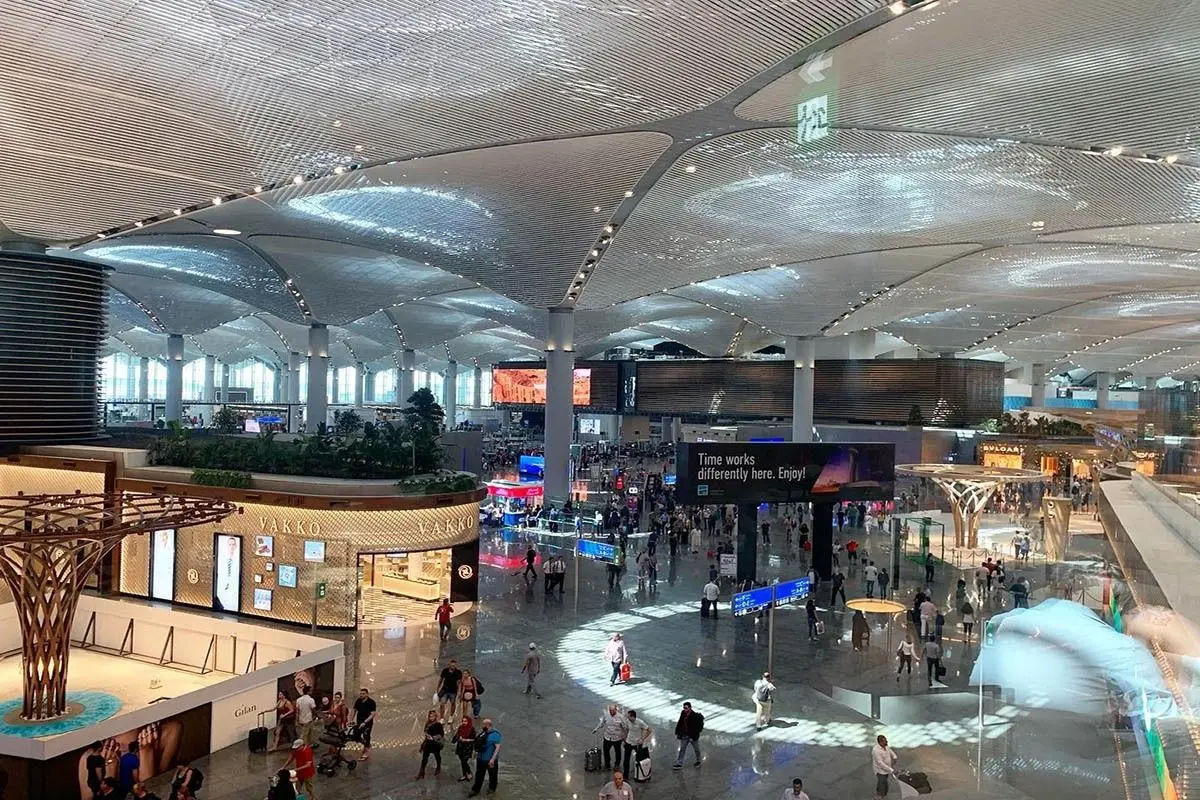 جزییاتی از فرودگاه جدید و لاکچری استانبول+ فیلم