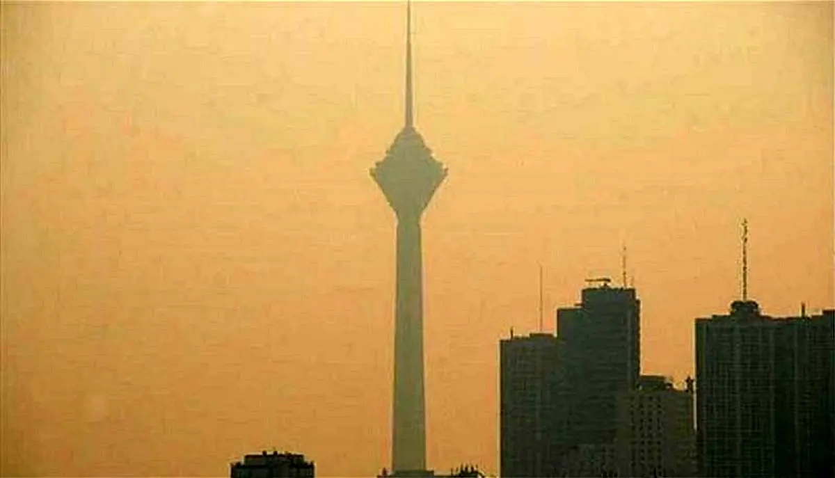 کیفیت هوای تهران در وضعیت قرمز