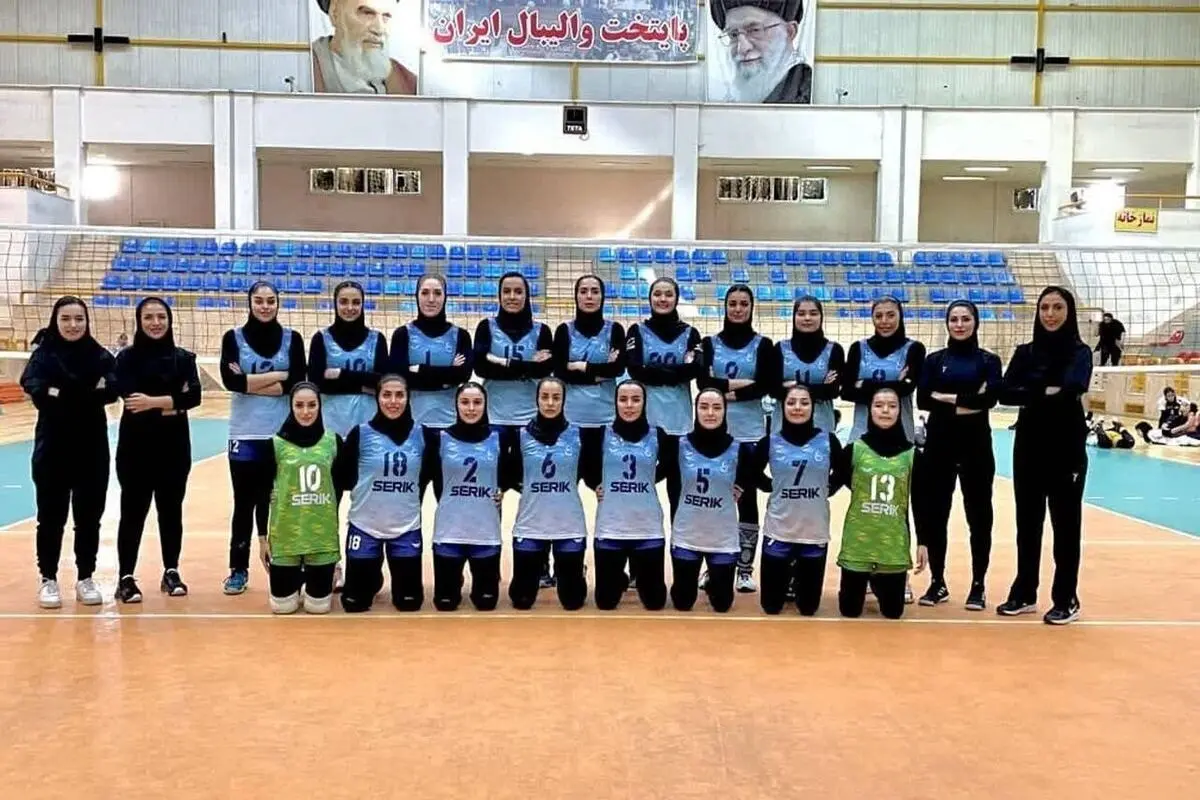 تصاویری دیدنی از تیم والیبال زنان تحت مالکیت سردار آزمون